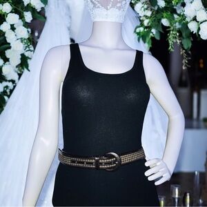 Vintage Sawtooth Belt by Oscar de la Renta